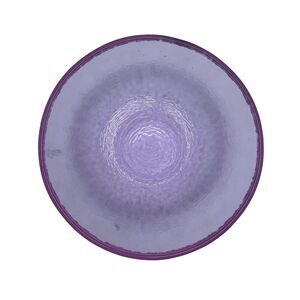 Fire and Light Recycled Glass Lavender Neodymium Alexandrite Bowl 6"